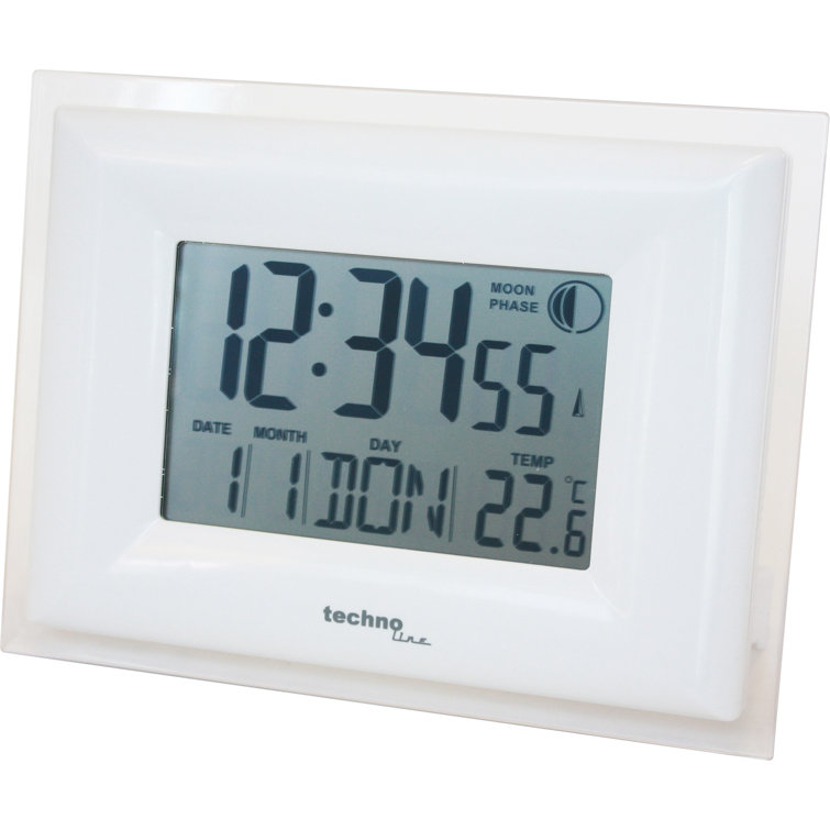 Technoline Modern & Contemporary Digital RadioControlled Alarm